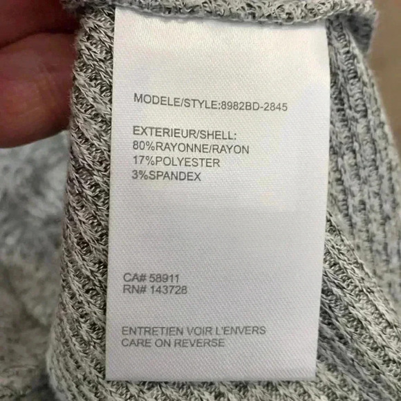 Tribal Soft Light  Grey longsleeved sweater, size medium - Picture 3 of 4